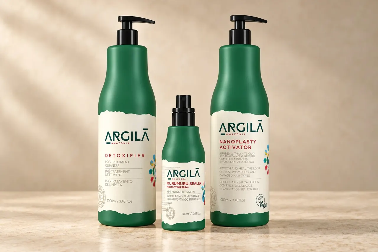 מוצרי החלקת החימר הברזילאית Argila Amazônia